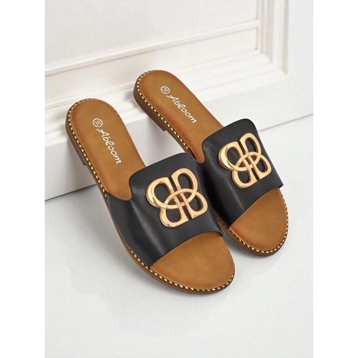 Royalfashion Damskie klapki na płaskiej podeszwie Heraklia Royalfashion.pl 40 wyprzedaż royalfashion.pl