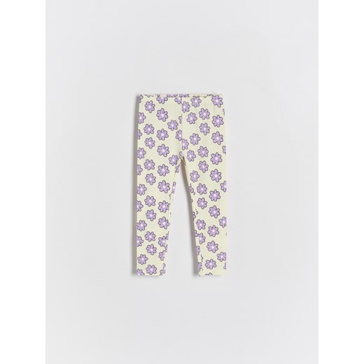 Reserved - Wzorzyste legginsy - żółty ze sklepu Reserved w kategorii Legginsy niemowlęce - zdjęcie 184696754