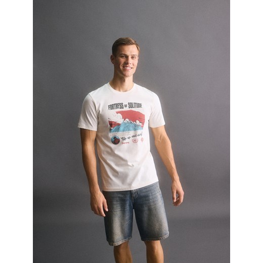 Reserved - Bawełniany t-shirt regular fit SUPERMAN™ - wielobarwny ze sklepu Reserved w kategorii T-shirty męskie - zdjęcie 184697413