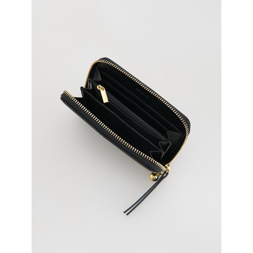 Reserved - Portfel na zamek - czarny Reserved ONE SIZE Reserved