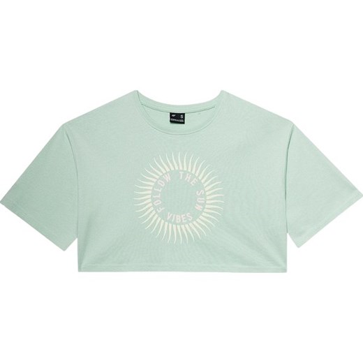 Koszulka, crop top damski 4FWSS24TTSHF1266 4F ze sklepu SPORT-SHOP.pl w kategorii Bluzki damskie - zdjęcie 184698774