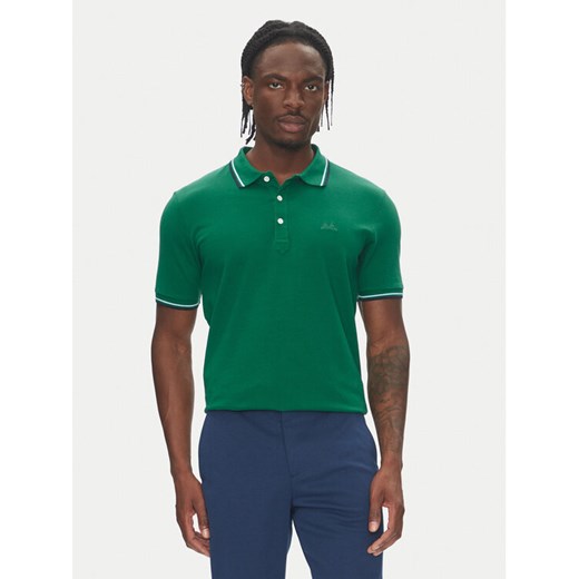 Lindbergh Polo 30-404010 Zielony Relaxed Fit ze sklepu MODIVO w kategorii T-shirty męskie - zdjęcie 184698902