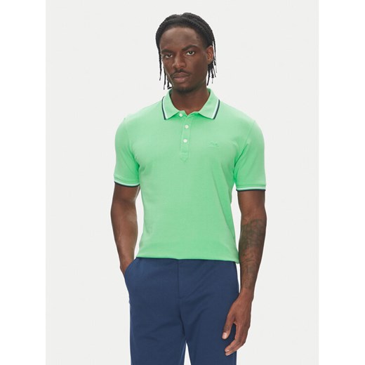Lindbergh Polo 30-404010 Zielony Relaxed Fit ze sklepu MODIVO w kategorii T-shirty męskie - zdjęcie 184698930