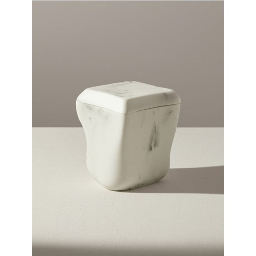 Sinsay - Pojemnik do przechowywania z pokrywką - szary ze sklepu Sinsay w kategorii Pojemniki kuchenne - zdjęcie 184699842