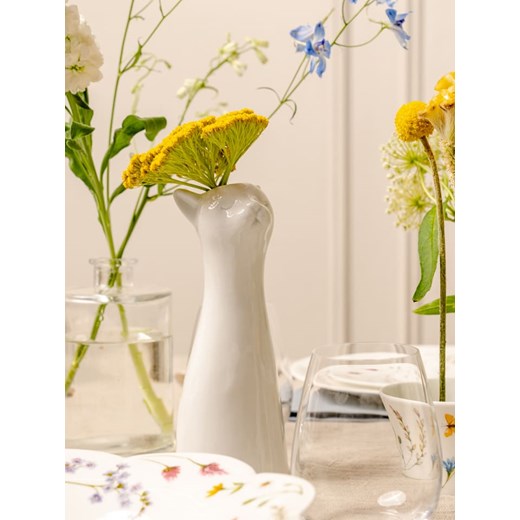 Hutschenreuther Wazon w kolorze białym - wys. 20 cm Hutschenreuther onesize Limango Polska okazja