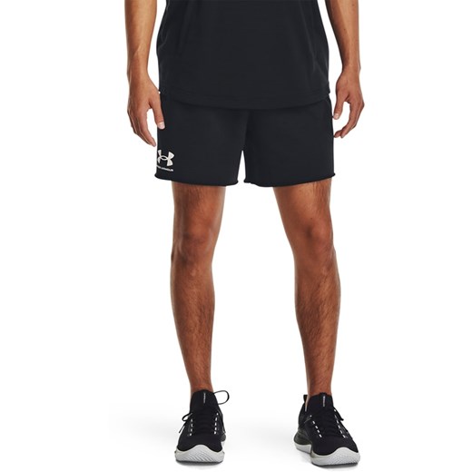 Under Armour Szorty dresowe &quot;Rival&quot; w kolorze czarnym ze sklepu Limango Polska w kategorii Spodenki męskie - zdjęcie 184701113