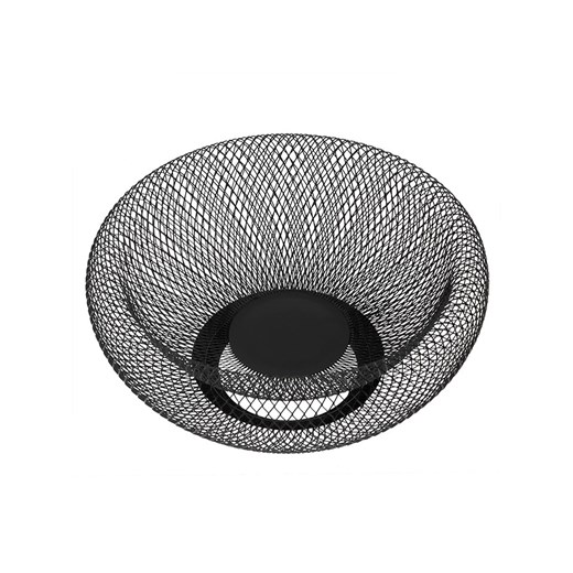 Chefware Kosz w kolorze czarnym na owoce - wys. 10 x Ø 25 cm ze sklepu Limango Polska w kategorii Misy i tace dekoracyjne - zdjęcie 184701453