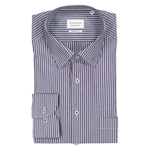 Eterna Koszula - Modern fit - w kolorze granatowo-białym ze sklepu Limango Polska w kategorii Koszule męskie - zdjęcie 184701482