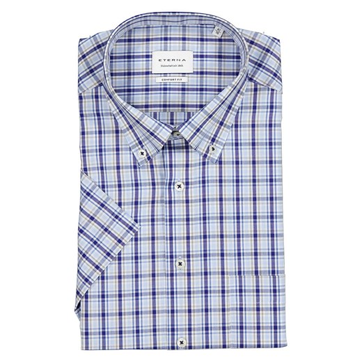 Eterna Koszula - Comfort fit - w kolorze niebiesko-błękitno-beżowym ze sklepu Limango Polska w kategorii Koszule męskie - zdjęcie 184701484