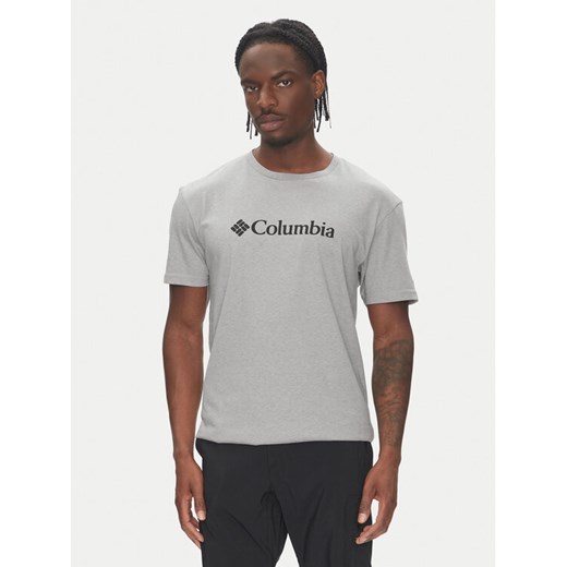 Columbia T-Shirt CSC Basic Logo EM2180 Szary Regular Fit ze sklepu MODIVO w kategorii T-shirty męskie - zdjęcie 184701560