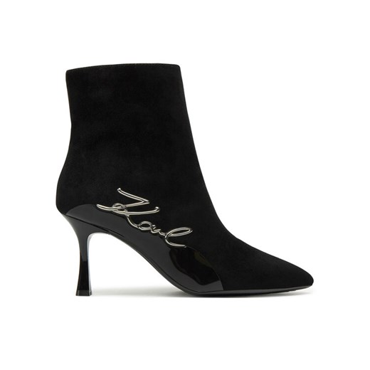 KARL LAGERFELD Botki KL32744 Czarny ze sklepu MODIVO w kategorii Botki - zdjęcie 184701662