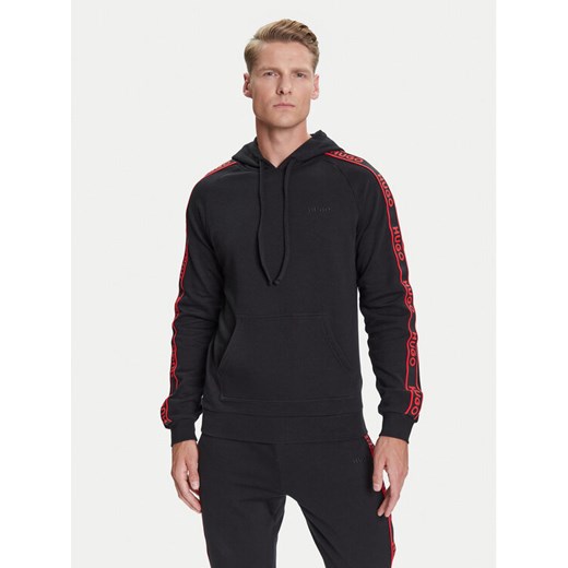 HUGO Bluza Liam 50540921 Czarny Regular Fit ze sklepu MODIVO w kategorii Bluzy męskie - zdjęcie 184701712