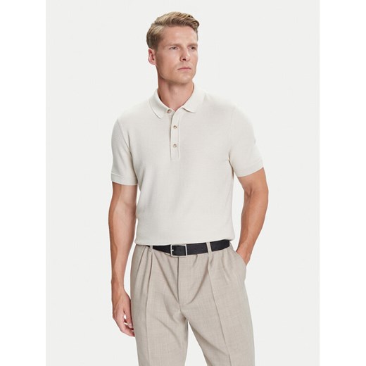 BOSS Polo H-Iannotti 50543148 Beżowy Regular Fit ze sklepu MODIVO w kategorii T-shirty męskie - zdjęcie 184701824