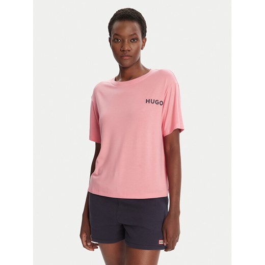 HUGO T-Shirt Unite 50490707 Czerwony Relaxed Fit ze sklepu MODIVO w kategorii Bluzki damskie - zdjęcie 184701864