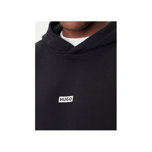HUGO Bluza Nazardo 50510724 Czarny Loose Fit L MODIVO