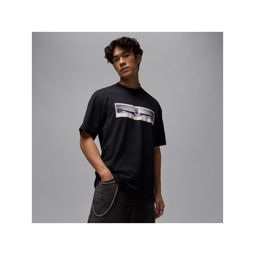 Męski T-shirt ze zdjęciem Jordan - Czerń ze sklepu Nike poland w kategorii T-shirty męskie - zdjęcie 184704193
