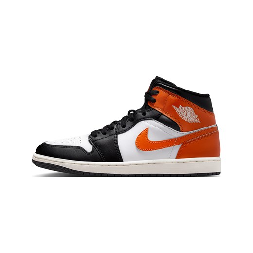 Buty męskie Air Jordan 1 Mid - Pomarańczowy ze sklepu Nike poland w kategorii Buty sportowe męskie - zdjęcie 184704223