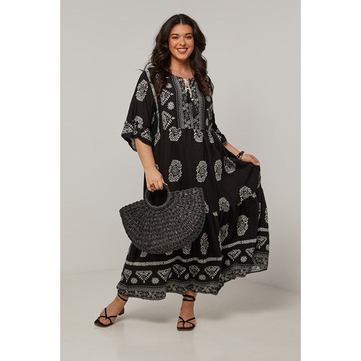 Curvy Lady Sukienka w kolorze czarnym Curvy Lady 44/46 okazyjna cena Limango Polska