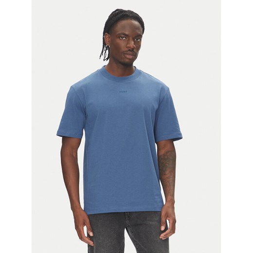 HUGO T-Shirt Dapolino 50488330 Niebieski Relaxed Fit ze sklepu MODIVO w kategorii T-shirty męskie - zdjęcie 184706752