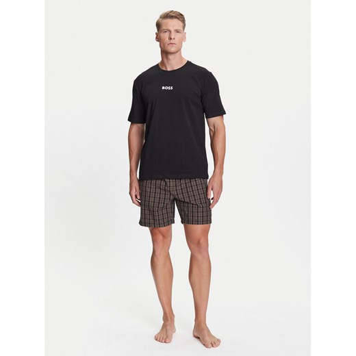 BOSS Piżama Easy 50545944 Czarny Regular Fit ze sklepu MODIVO w kategorii Piżamy męskie - zdjęcie 184706764