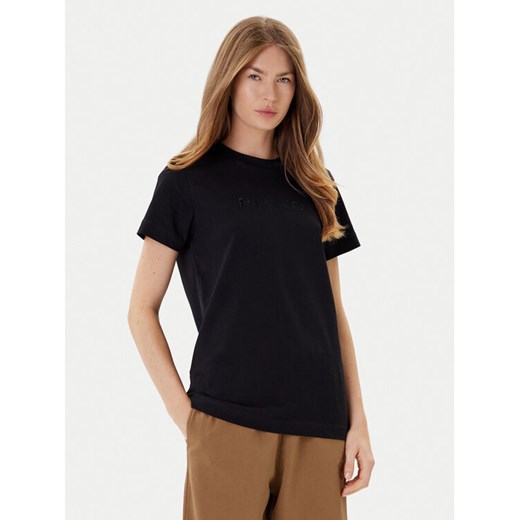 PINKO T-Shirt Start 101752 A2RD Czarny Regular Fit ze sklepu MODIVO w kategorii Bluzki damskie - zdjęcie 184706810