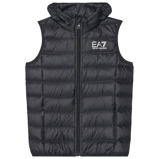 EA7 Emporio Armani Kamizelka 7B000034 AF12477 UC001 Czarny Regular Fit ze sklepu MODIVO w kategorii Kamizelki męskie - zdjęcie 184706830