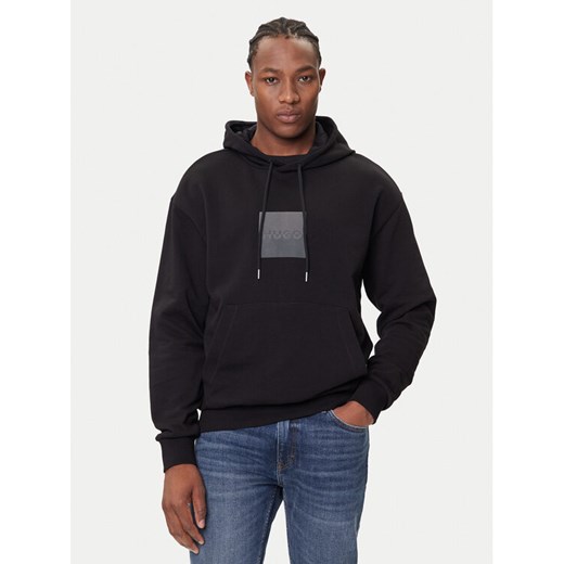 HUGO Bluza Duspliter 50542787 Czarny Relaxed Fit ze sklepu MODIVO w kategorii Bluzy męskie - zdjęcie 184706864