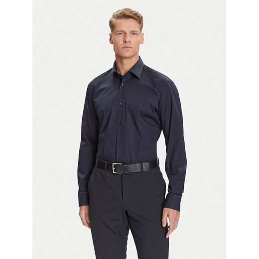 BOSS Koszula H-Joe 50545075 Granatowy Regular Fit ze sklepu MODIVO w kategorii Koszule męskie - zdjęcie 184706900