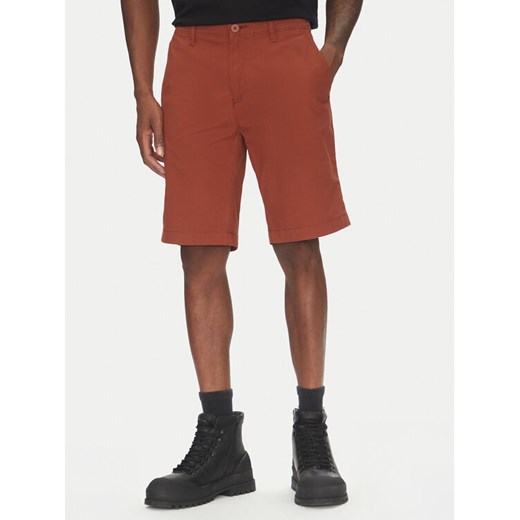 Timberland Szorty materiałowe TB0A5U2K Czerwony Regular Fit ze sklepu MODIVO w kategorii Spodenki męskie - zdjęcie 184706903