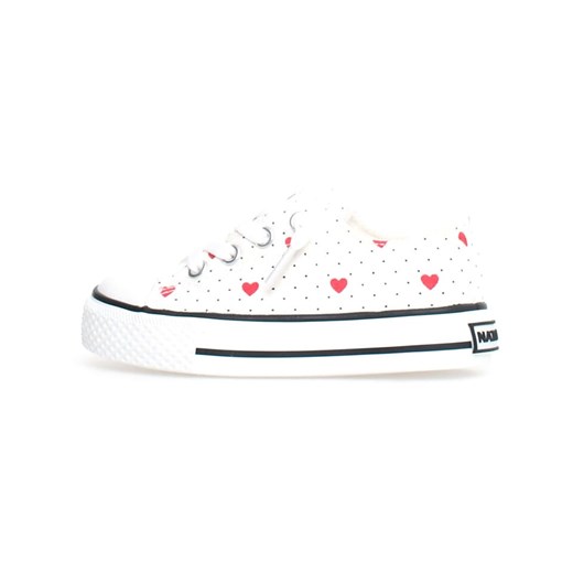 Naturino Sneakersy &quot;Ayasy&quot; w kolorze biało-czerwonym ze sklepu Limango Polska w kategorii Trampki dziecięce - zdjęcie 184708304