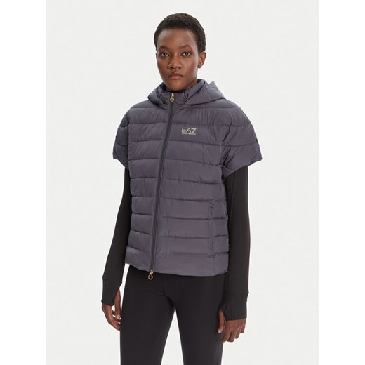 EA7 Emporio Armani Kurtka przejściowa 7W000090 AF12476 U8115 Szary Relaxed Fit ze sklepu MODIVO w kategorii Kurtki damskie - zdjęcie 184709770