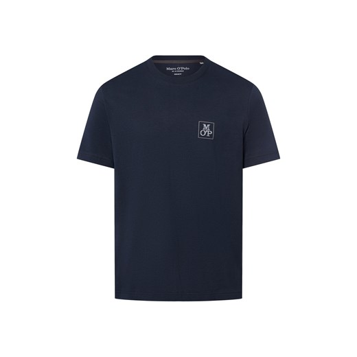 Marc O'Polo Koszulka męska Mężczyźni Bawełna granatowy jednolity ze sklepu vangraaf w kategorii T-shirty męskie - zdjęcie 184710064