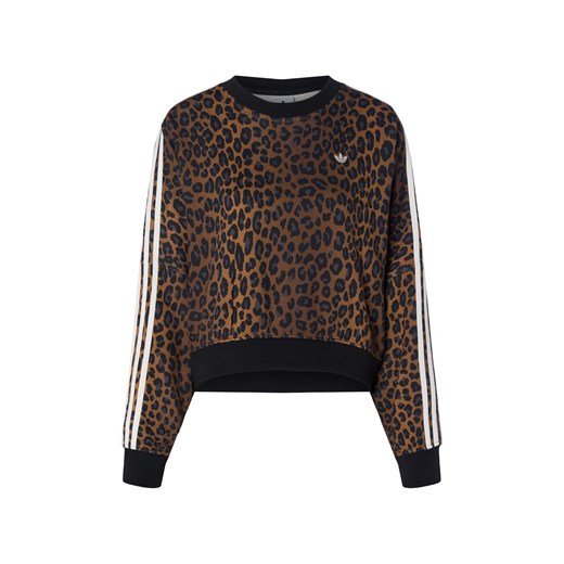 adidas Originals Bluza damska Kobiety Bawełna brązowy wzorzysty ze sklepu vangraaf w kategorii Bluzy damskie - zdjęcie 184710080