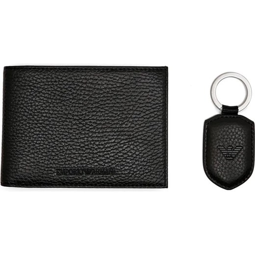 Emporio Armani Skórzany portfel + brelok ze sklepu Gomez Fashion Store w kategorii Portfele męskie - zdjęcie 184710250
