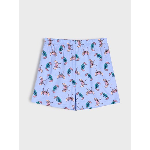 Sinsay - Piżama dwuczęściowa zapinana na guziki Stitch - błękitny Sinsay 170 (14-15 l) Sinsay