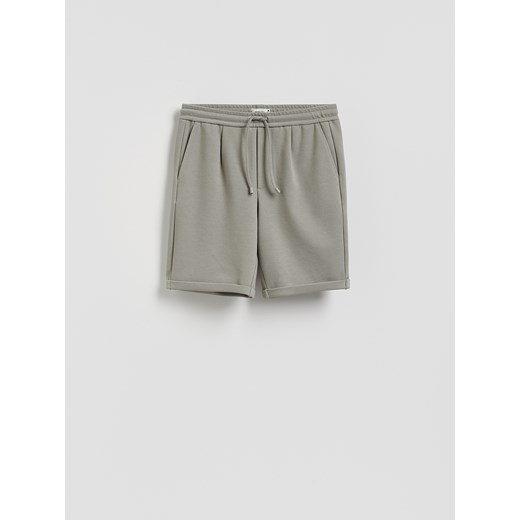 Reserved - Szorty regular fit - jasnozielony Reserved M Reserved