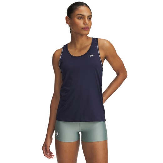 Damski top treningowy Under Armour Tech Knockout Tank - granatowy Under Armour XS okazja Sportstylestory.com