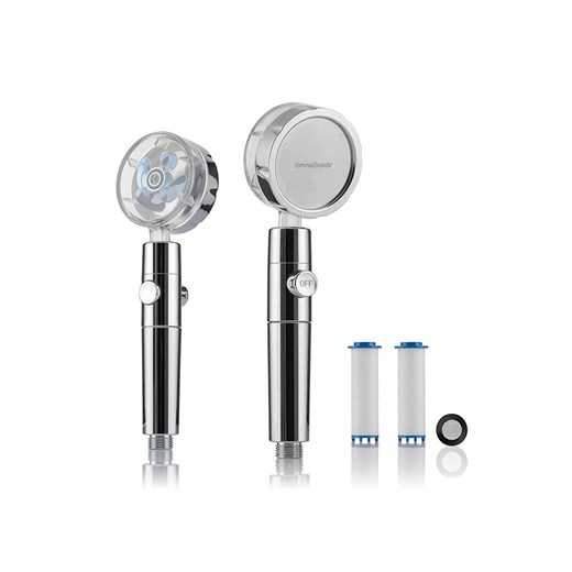 InnovaGoods Ekoprysznic ze śmigłem ciśnieniowym i filtrem oczyszczającym - id: 13353224 - marki Innovagoods - 184713014 InnovaGoods Ekoprysznic ze śmigłem ciśnieniowym i filtrem oczyszczającym ze sklepu Limango Polska w kategorii Akcesoria łazienkowe - zdjęcie 184713014