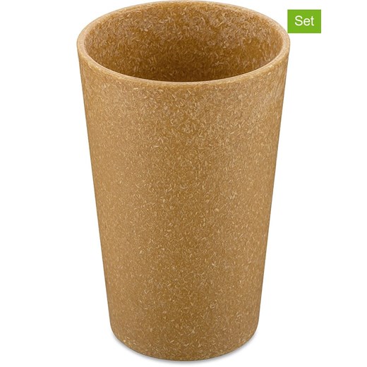 koziol Kubki (2 szt.) &quot;Connect Cup L&quot; w kolorze jasnobrązowym - 350 ml ze sklepu Limango Polska w kategorii Kubki - zdjęcie 184713064