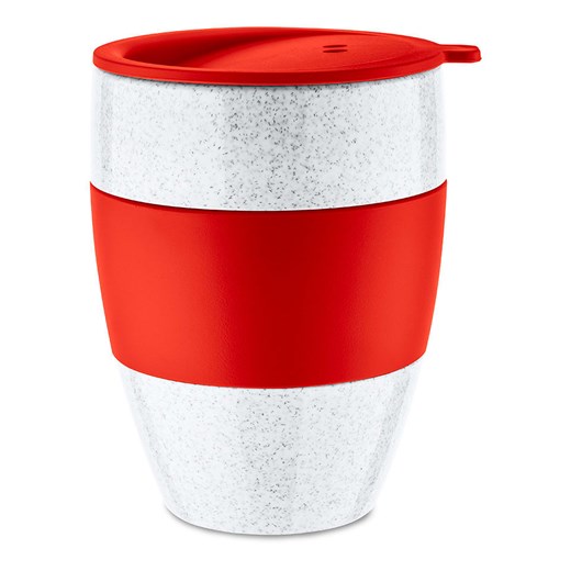 koziol Kubek termiczny &quot;Aroma To Go 2.0&quot; w kolorze biało-czerwonym - 400 ml ze sklepu Limango Polska w kategorii Kubki termiczne - zdjęcie 184713101
