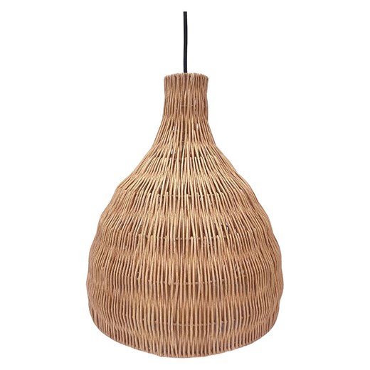 lumisky Lampa wisząca &quot;Bella&quot; w kolorze jasnobrązowym - wys. 38 x Ø 33 cm ze sklepu Limango Polska w kategorii Lampy sufitowe - zdjęcie 184713201