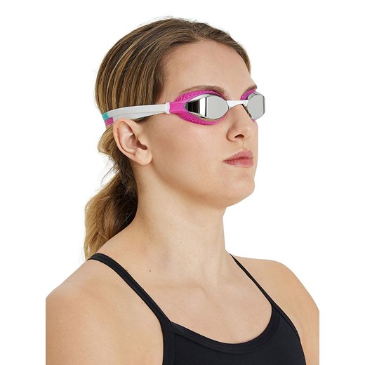 Arena Okulary &quot;Air-speed mirror&quot; w kolorze różowo-zielono-białym do pływania ze sklepu Limango Polska w kategorii Okulary przeciwsłoneczne damskie - zdjęcie 184713541