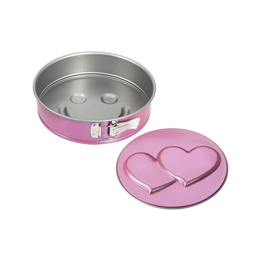Zenker Tortownica &quot;creative studio&quot; w kolorze jasnoróżowym z motywem - Ø 26 cm ze sklepu Limango Polska w kategorii Akcesoria do pieczenia - zdjęcie 184713614