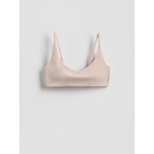 Reserved - Miękki biustonosz - pastelowy róż Reserved L Reserved