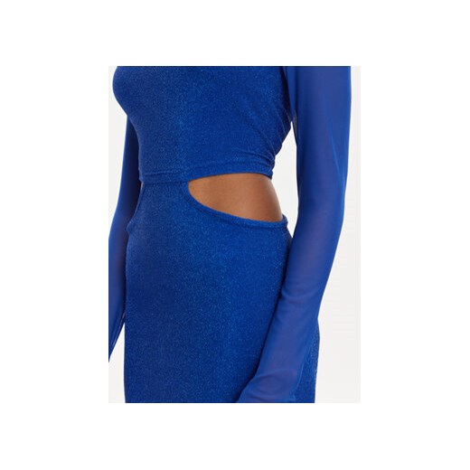 Noisy May Sukienka koktajlowa Louise 27022716 Niebieski Slim Fit Noisy May S MODIVO