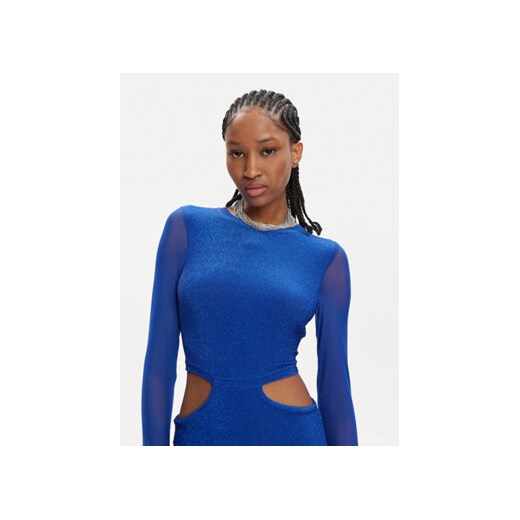Noisy May Sukienka koktajlowa Louise 27022716 Niebieski Slim Fit Noisy May S MODIVO