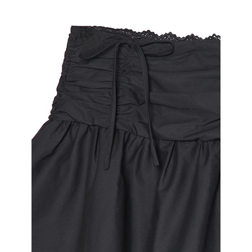 Cropp - Spódnica mini z dekoracyjnym wykończeniem - czarny Cropp XL Cropp