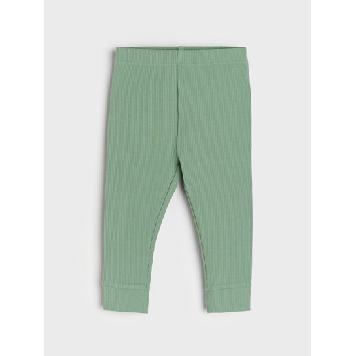 Sinsay - Bawełniane legginsy 2 pack - szary Sinsay 68 (3-6 m) Sinsay