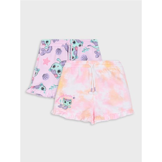 Sinsay - Szorty 2 pack Gabby's Dollhouse - wielobarwny ze sklepu Sinsay w kategorii Spodenki dziewczęce - zdjęcie 184720351