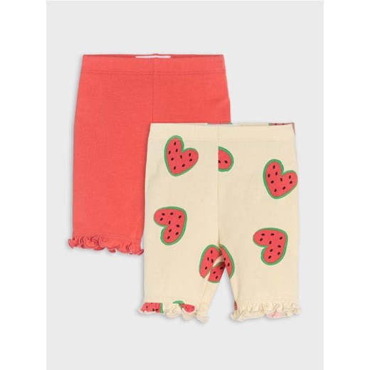 Sinsay - Legginsy 2 pack - kremowy ze sklepu Sinsay w kategorii Odzież dla niemowląt - zdjęcie 184720364